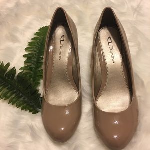 Nude Chinese Laundry wedge heel. NWOT